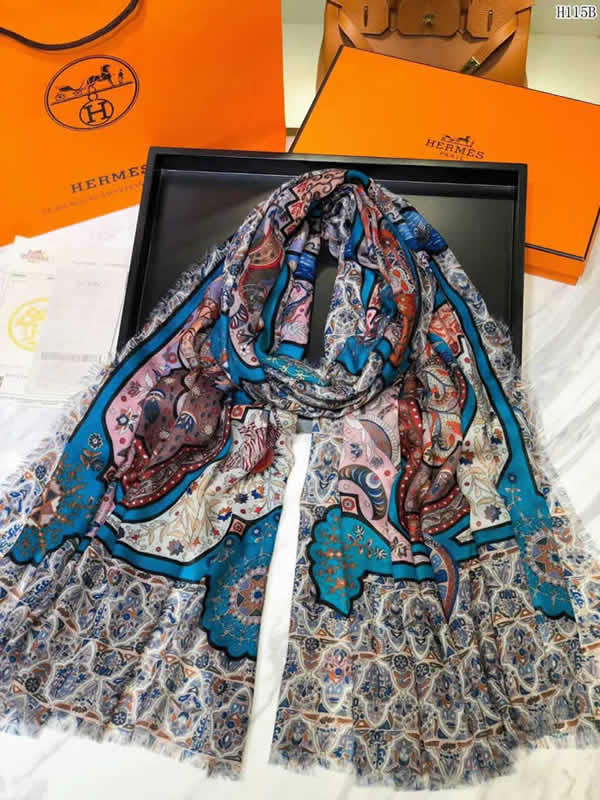 High Quality Female Shawl Hot Sale Men Scarf Replica Hermes Scarves 02